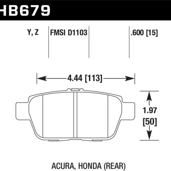 Hawk Performance HB679Y.600