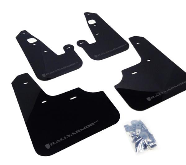 RAL UR Blk Flap/Grey Logo Rally Armor MF8-UR-BLK/GRY