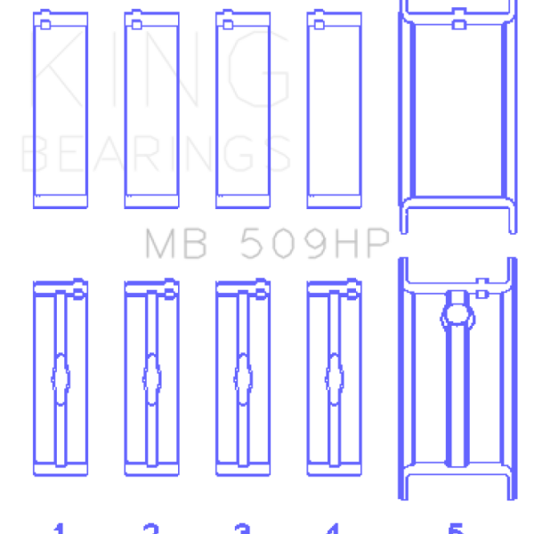 King Engine Bearings MB509HP020