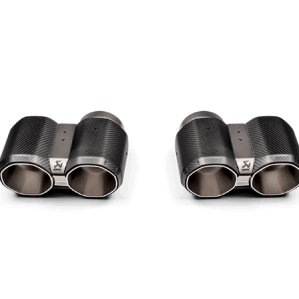AKR Tail Pipe Set - Carbon Akrapovic TP-CT/69