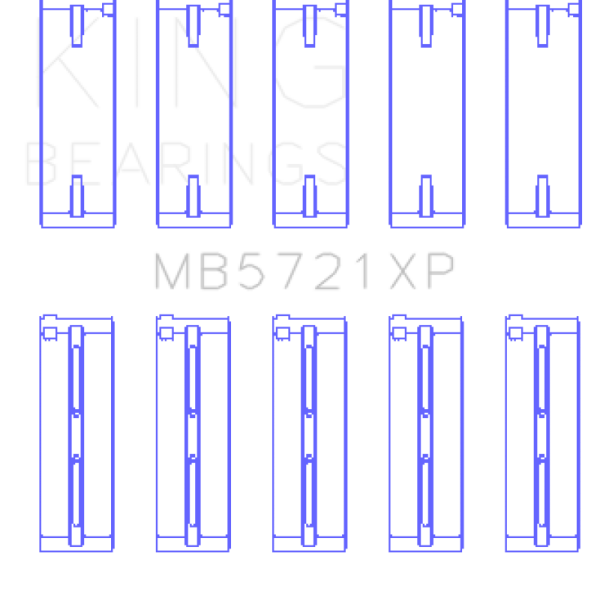 KING Performance Main Bearings King Engine Bearings MB5721XP