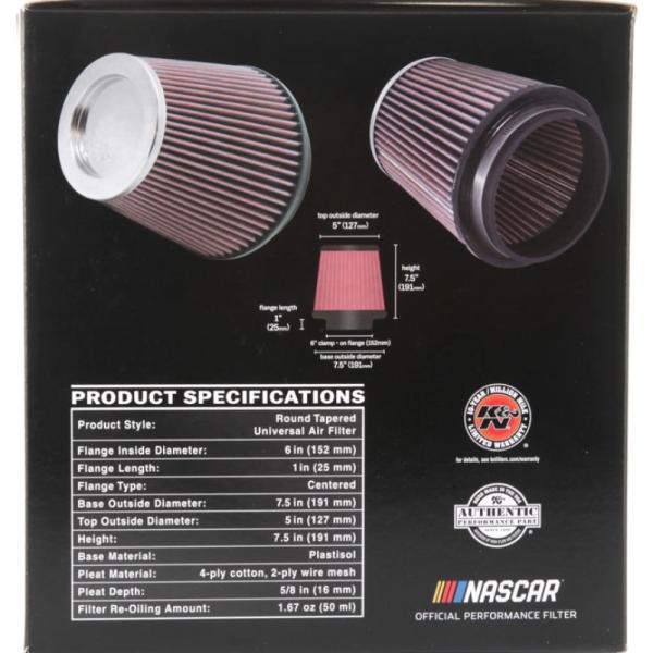 KN Universal Air Filter K&N Engineering RF-1041