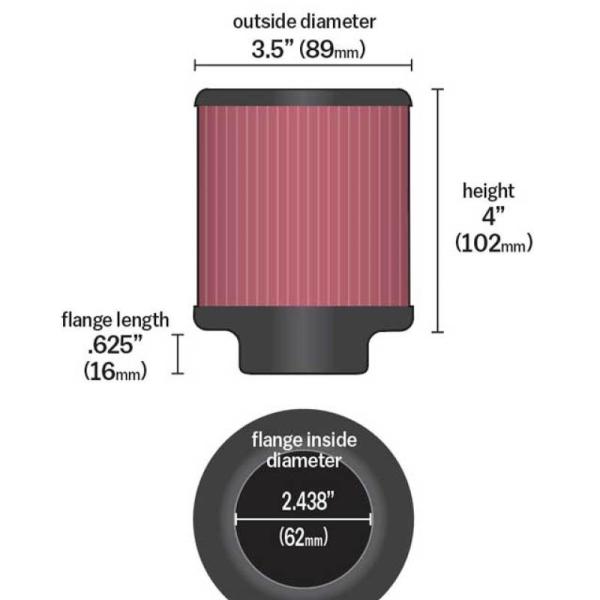 KN Universal Air Filter K&N Engineering RU-0800