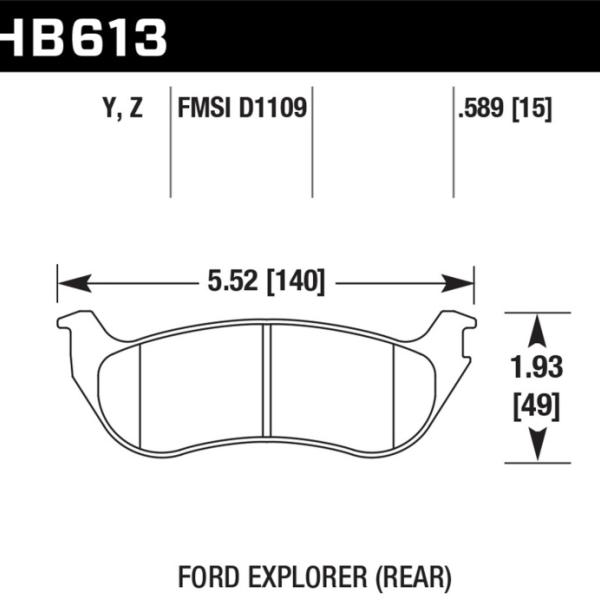 Hawk Performance HB613Z.589