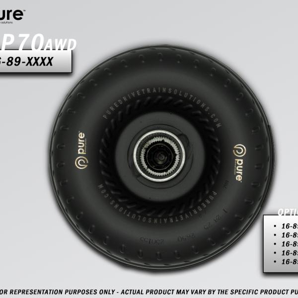PDS Billet Race Torque Converter Pure Drivetrain Solutions 16-89-2645