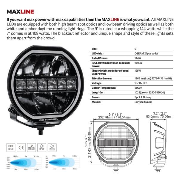 GOR Xplor Lighting Go Rhino 751440911CRS