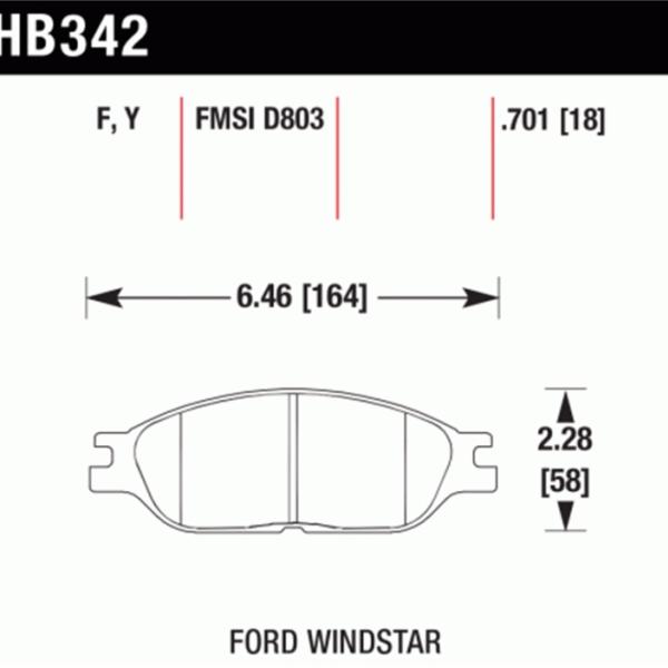 Hawk Performance HB342Y.701