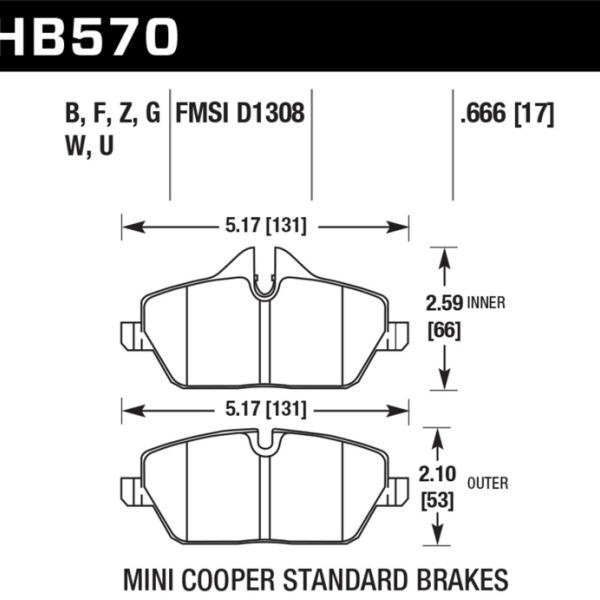 Hawk Performance HB570Z.666