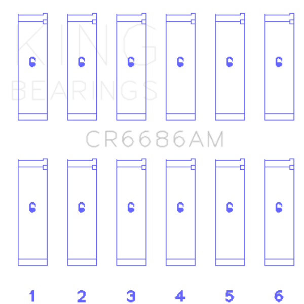 King Engine Bearings CR6686AM0.75
