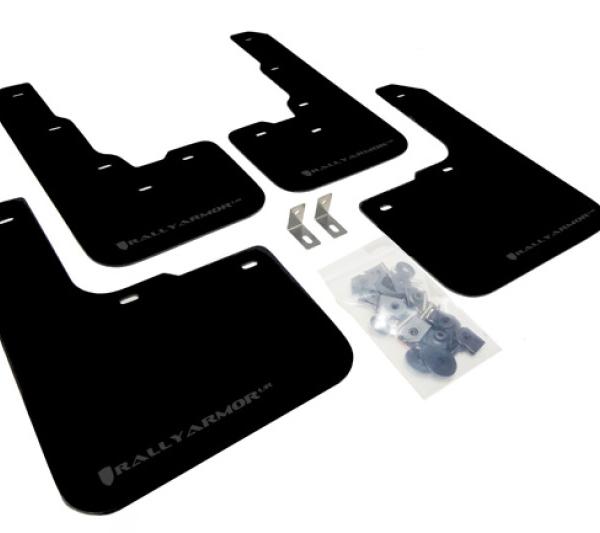 RAL UR Blk Flap/Grey Logo Rally Armor MF39-UR-BLK/GRY