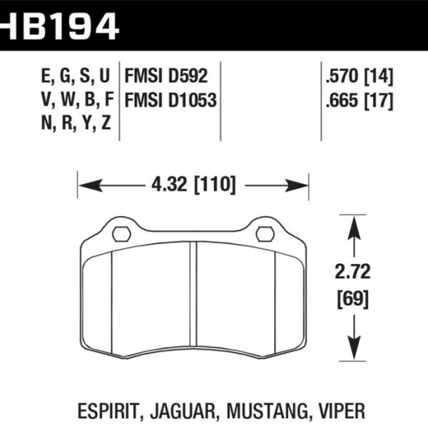 Hawk Performance HB194Z.570