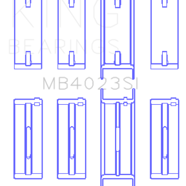 KING Main Bearings King Engine Bearings MB4023SI