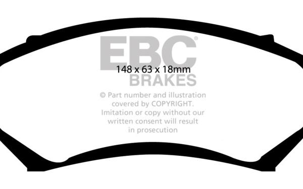 EBC Yellowstuff Brake Pad Sets EBC DP41100R