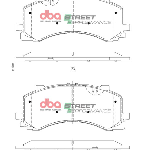 DBA SP Performance Brake Pads DBA DB15124SP