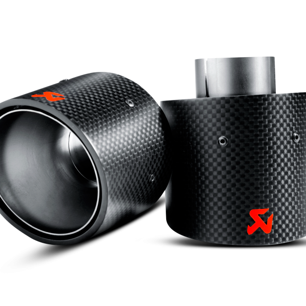 AKR Tail Pipe Set - Carbon Akrapovic TP-MINR56/57-CA