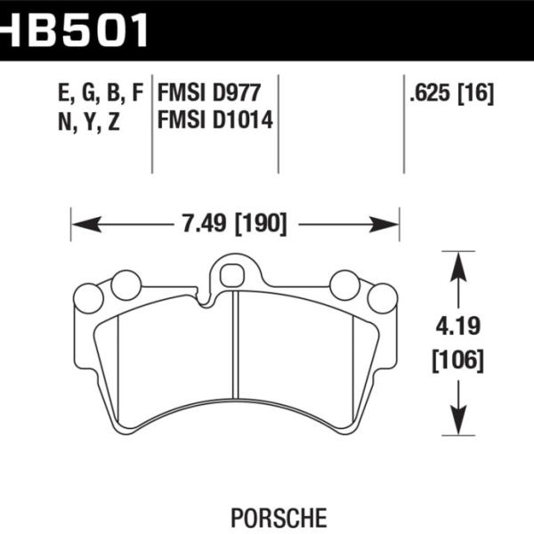 Hawk Performance HB501E.625