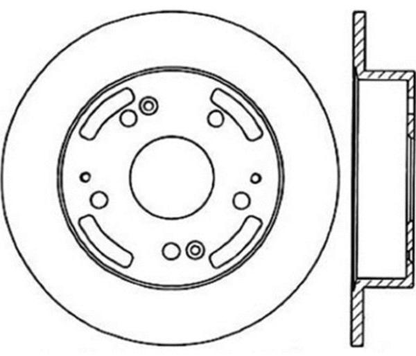 ST Slot & Drill Brake Rotors Stoptech 127.40042R