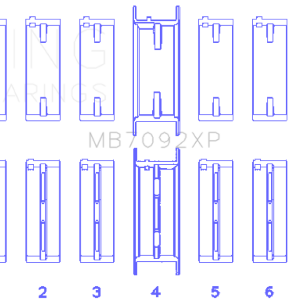 King Engine Bearings MB7092XP