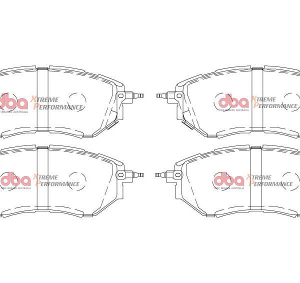 DBA XP650 Brake Pads DBA DB1722XP