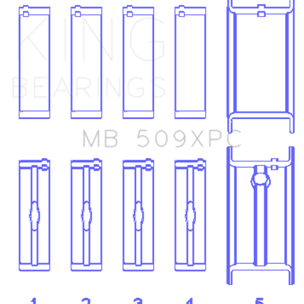 King Engine Bearings MB509XPC