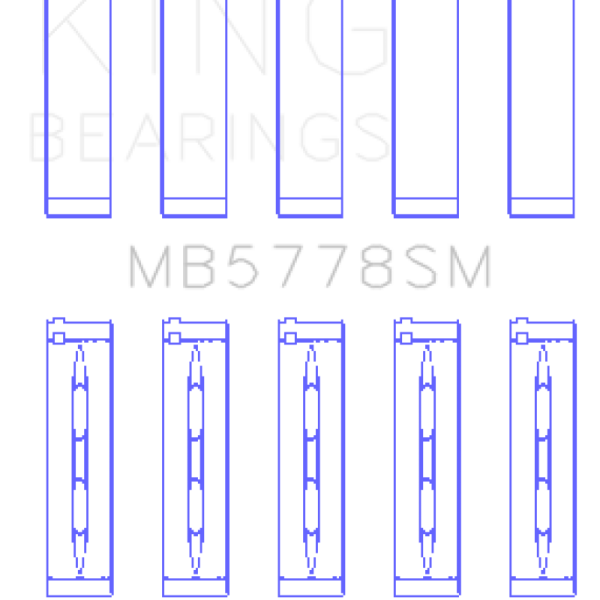 KING Main Bearings King Engine Bearings MB5778SM