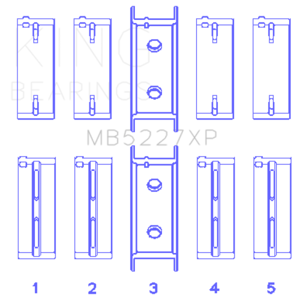 King Engine Bearings MB5227XP