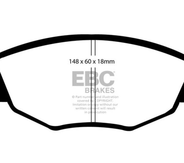 EBC Greenstuff Brake Pad Sets EBC DP21322