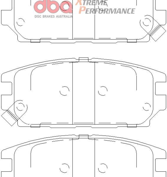 DBA XP Performance Brake Pads DBA DB1238XP