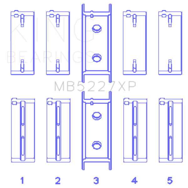 King Engine Bearings MB5227XP