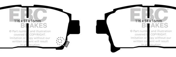 EBC Yellowstuff Brake Pad Sets EBC DP41459R