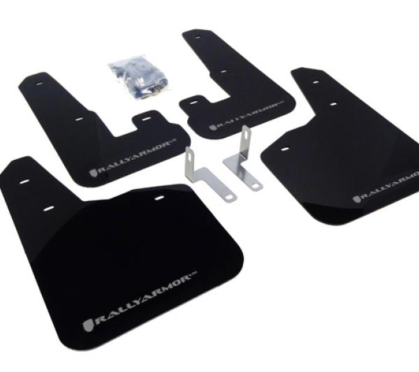 RAL Classic Blk Flap/Silv Logo Rally Armor MF14-UR-BLK/SIL