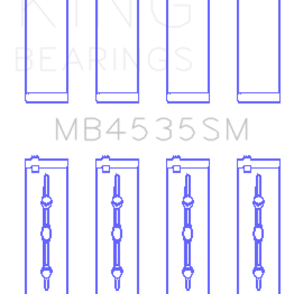 KING Main Bearings King Engine Bearings MB4535SM