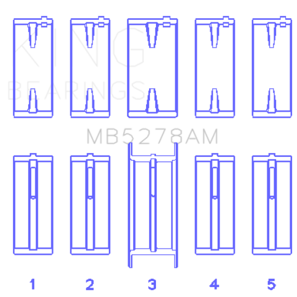 King Engine Bearings MB5278AM0.5
