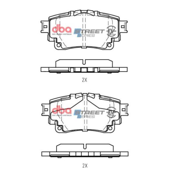 DBA Street Series Brake Pads DBA DB15044SSEV