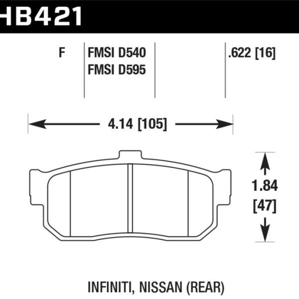 Hawk Performance HB421F.622