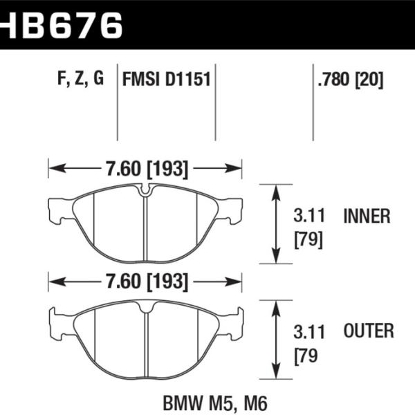 Hawk Performance HB676Z.780