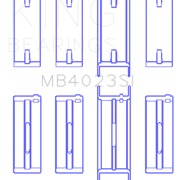 KING Main Bearings King Engine Bearings MB4023SI