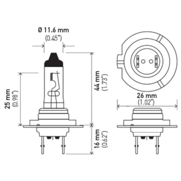 Hella H7 100W