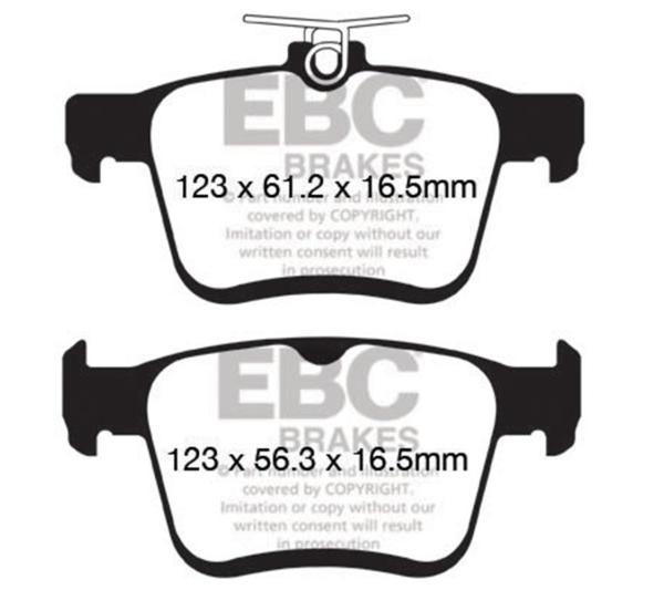 EBC Yellowstuff Brake Pad Sets EBC DP42153R