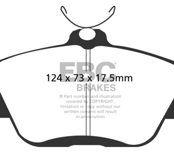EBC Yellowstuff Brake Pad Sets EBC DP41168R