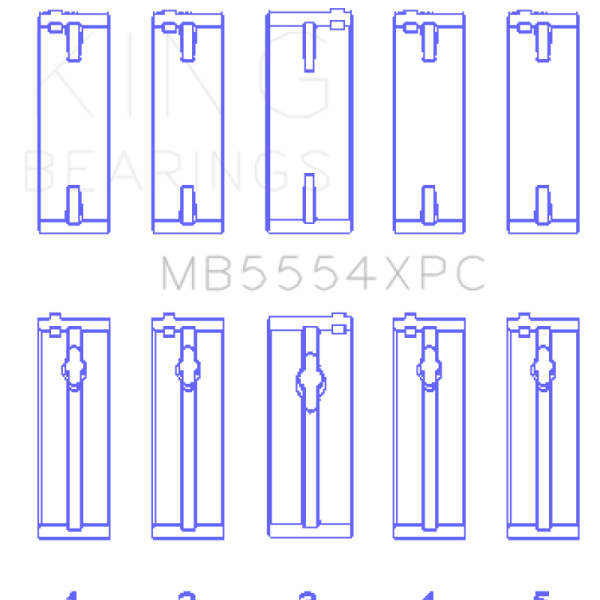King Engine Bearings MB5554XPC