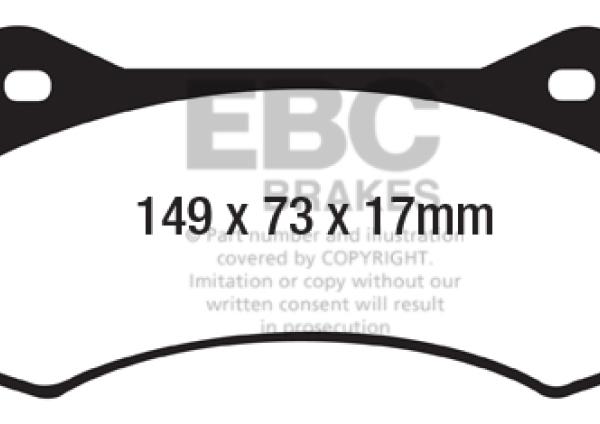 EBC Bluestuff Brake Pad Sets EBC DP5054NDX
