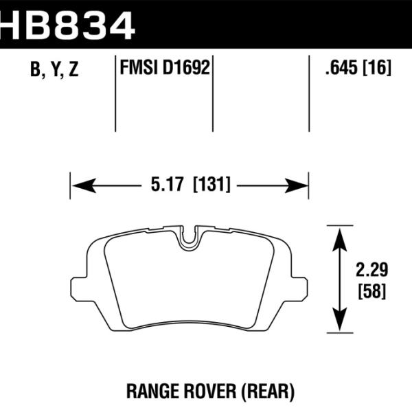 Hawk Performance HB834Y.645