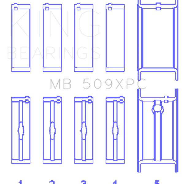 King Engine Bearings MB509XPC