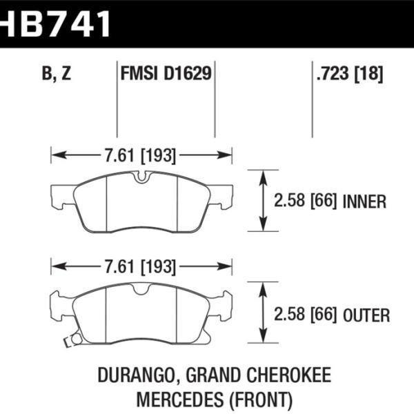 Hawk Performance HB741Z.723