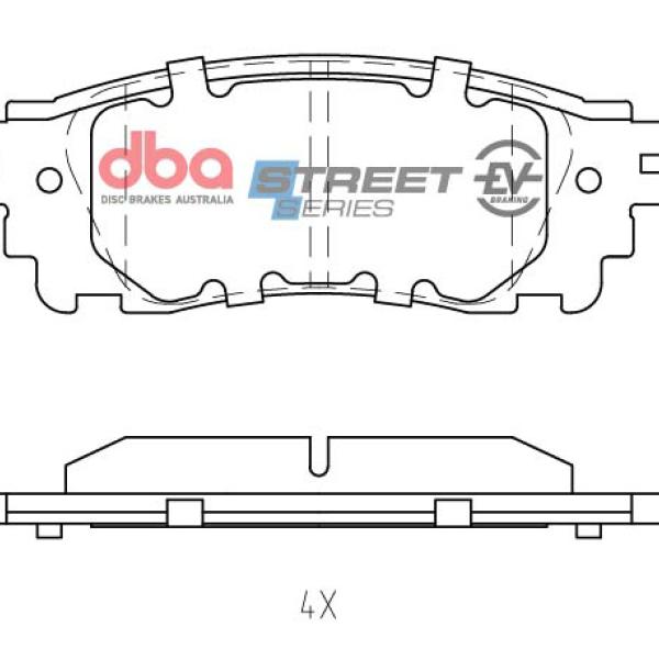 DBA Street Series Brake Pads DBA DB2419SSEV