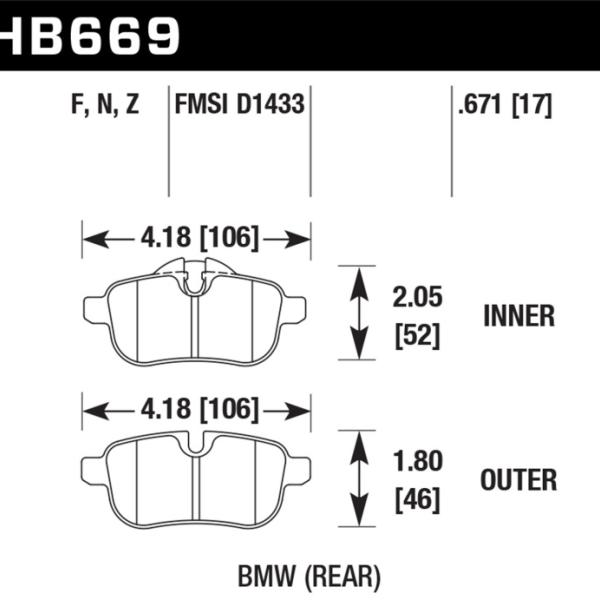 Hawk Performance HB669Z.671
