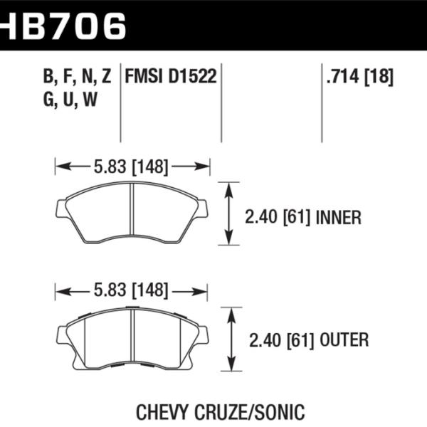 Hawk Performance HB706Z.714
