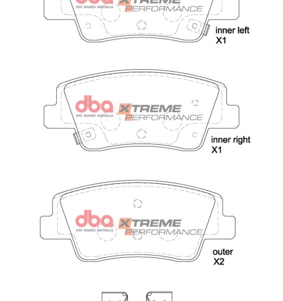 DBA XP Performance Brake Pads DBA DB2648XP