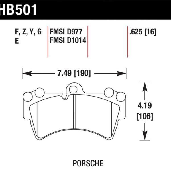 Hawk Performance HB501Y.625